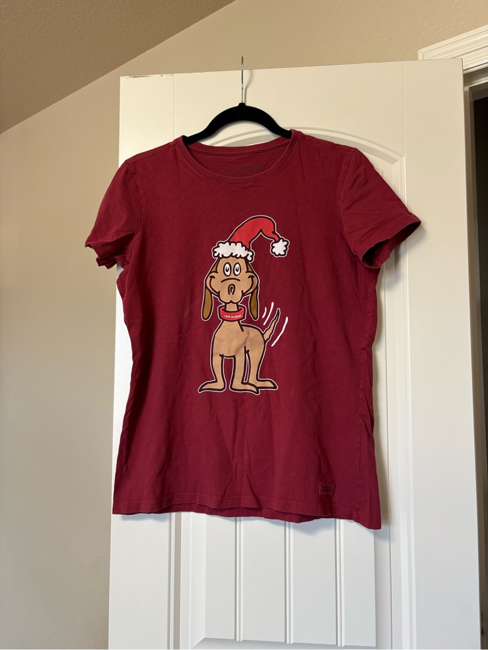 Life Is Good Christmas Graphic Max Grinch T-Shirt